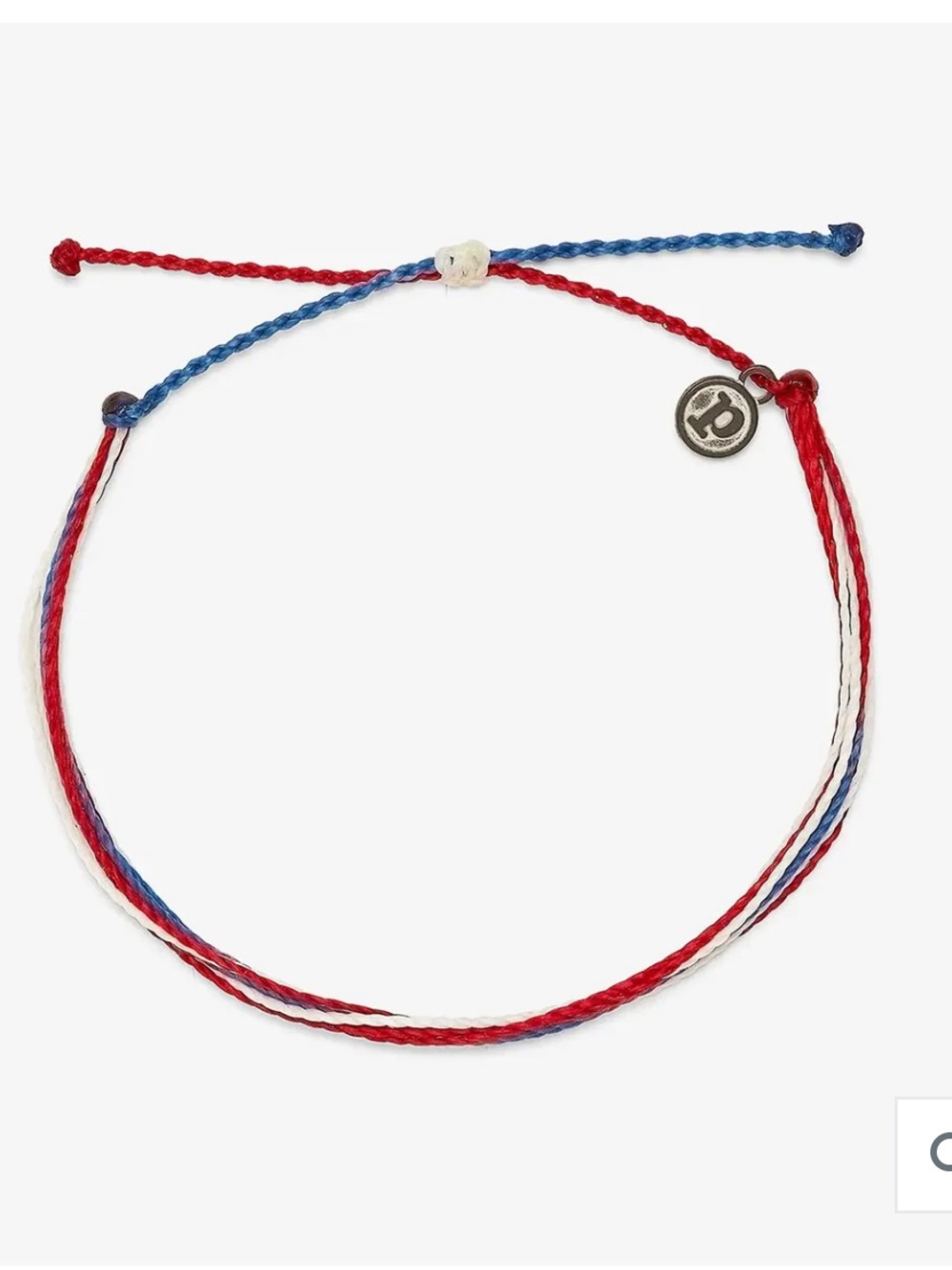 PURA VIDA Patriotic "Home For Our Troops" Anklet NEW Unisex RARE! - Picture 6 of 6